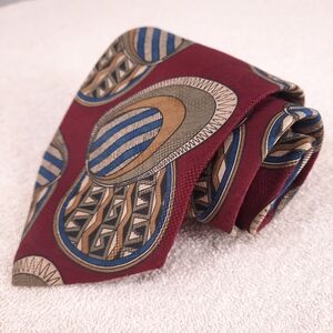 Jos A Bank Premier Collection Geometric Silk Men's Necktie Handmade USA